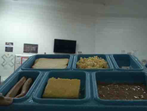 A photograph of a canteen tray at Blessington dated 2025-05-12